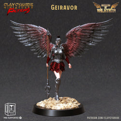 3D Printed Clay Cyanide Maidens of Valkyria Tribes Factions Ragnarok D&D (Online Only)