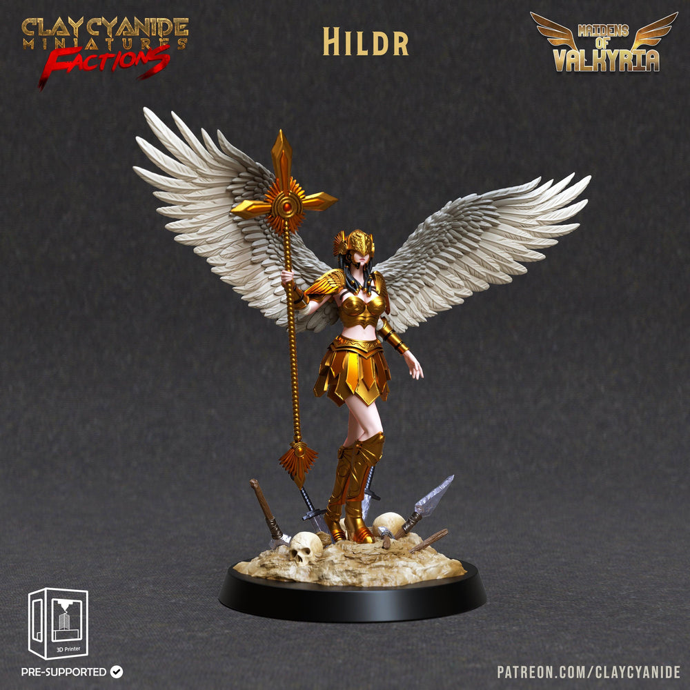 3D Printed Clay Cyanide Maidens of Valkyria Tribes Factions Ragnarok D&D (Online Only)