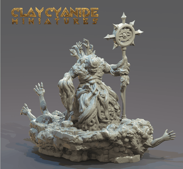 3D Printed Clay Cyanide Mammon Ragnarok D&D (Online Only)