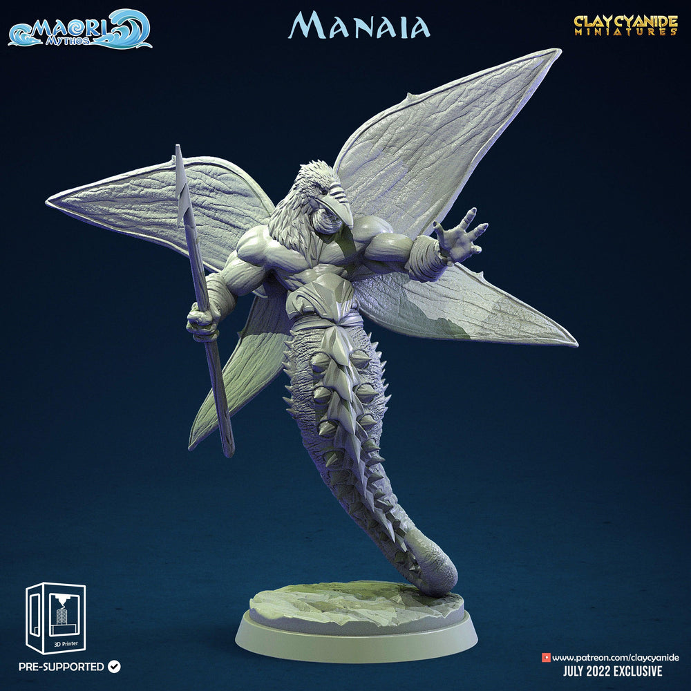 3D Printed Clay Cyanide Manaia Set Maori Mythos 28mm-32mm Ragnarok D&D (Online Only)