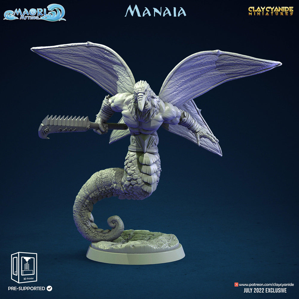 3D Printed Clay Cyanide Manaia Set Maori Mythos 28mm-32mm Ragnarok D&D (Online Only)