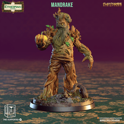 3D Printed Clay Cyanide Mandrakes Ethiopian Mythos 28 32 mm D&D (Online Only)