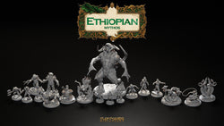 3D Printed Clay Cyanide Mandrakes Ethiopian Mythos 28 32 mm D&D (Online Only)