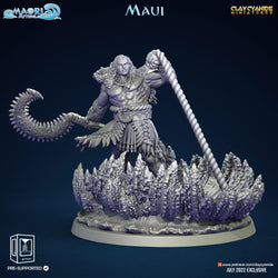 3D Printed Clay Cyanide Maori Mythos Set Ragnarok D&D (Online Only)