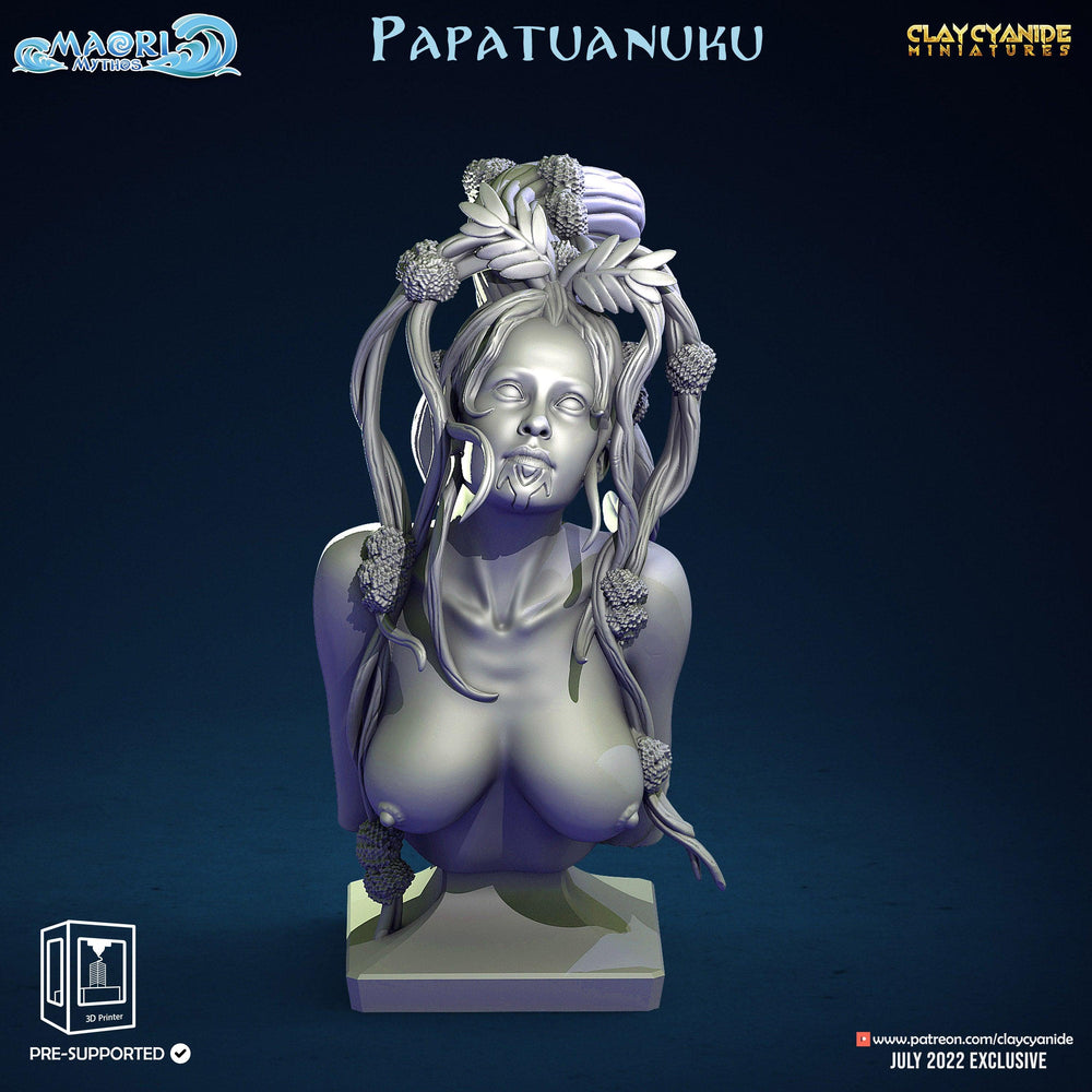 3D Printed Clay Cyanide Maori Mythos Set Ragnarok D&D (Online Only)