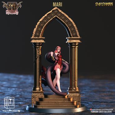 3D Printed Clay Cyanide Mari Euskal Mythology 28 32 mm D&D (Online Only)