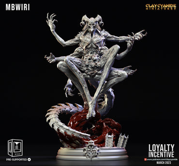 3D Printed Clay Cyanide Mbwiri 28 32 mm D&D (Online Only)