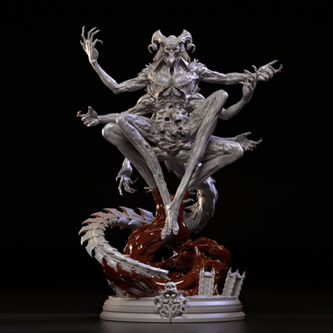 3D Printed Clay Cyanide Mbwiri 28 32 mm D&D (Online Only)