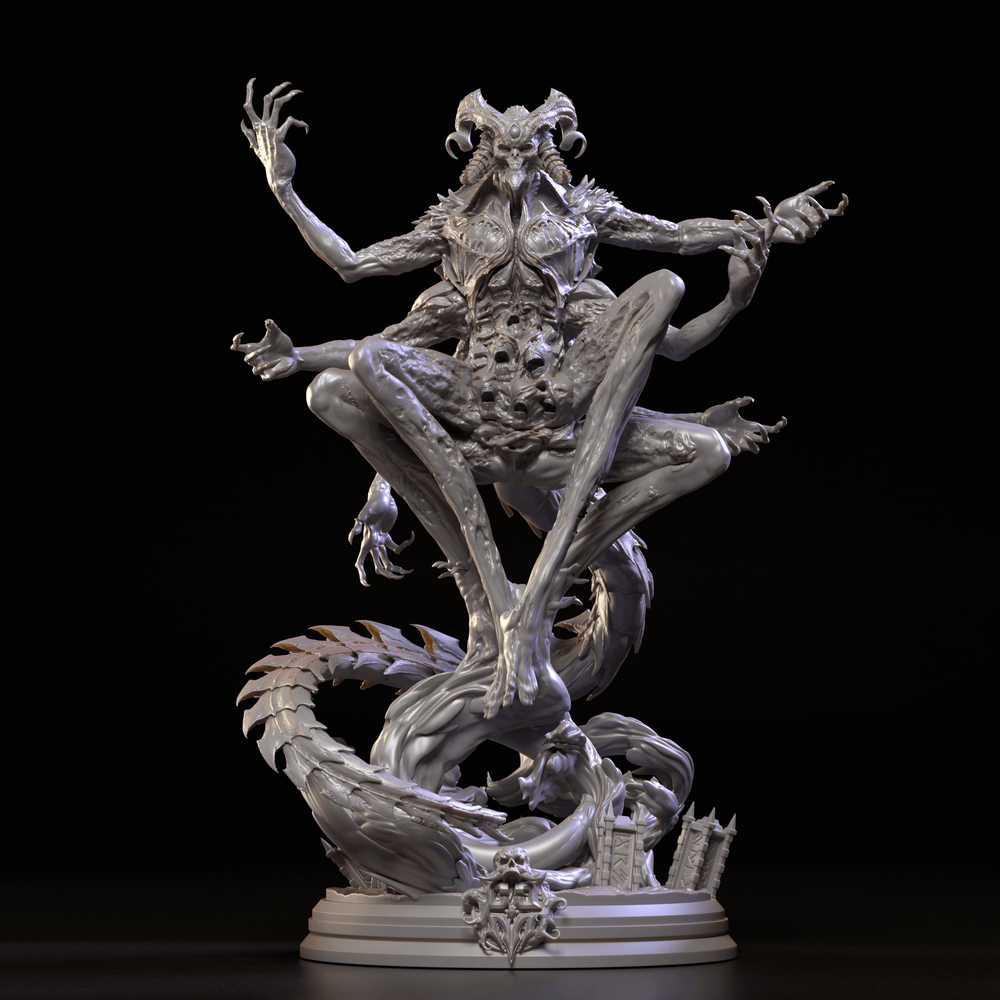 3D Printed Clay Cyanide Mbwiri 28 32 mm D&D (Online Only)