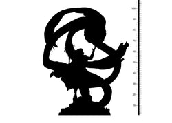 3D Printed Clay Cyanide Menuo Baltic Religion 28mm-32mm Ragnarok D&D (Online Only)