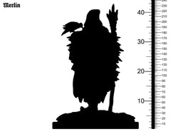 3D Printed Clay Cyanide Merlin The Legend of King Arthur Ragnarok D&D (Online Only)