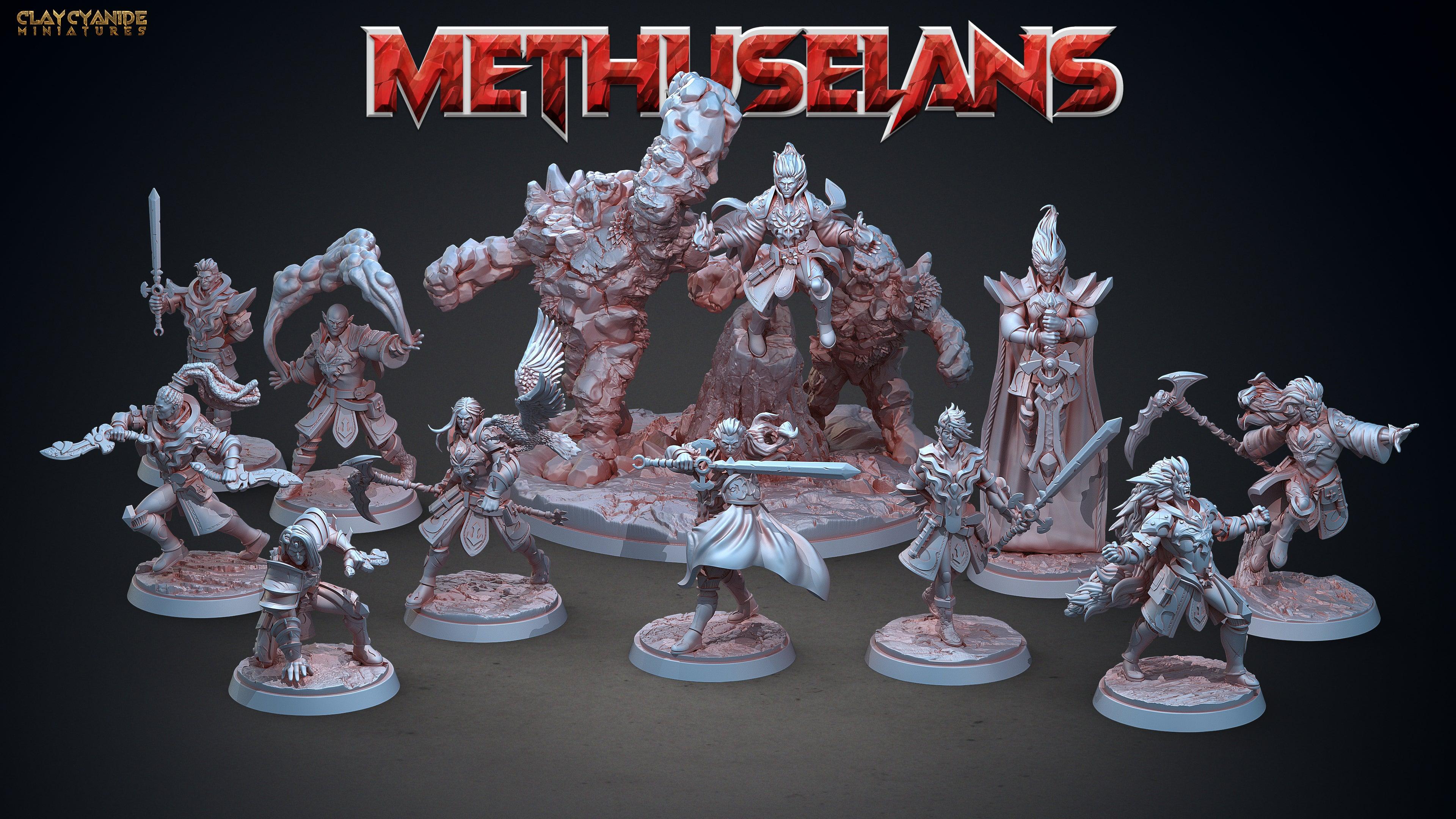 3D Printed Clay Cyanide Methuselans Vampires Tribes Factions Ragnarok D&D (Online Only)