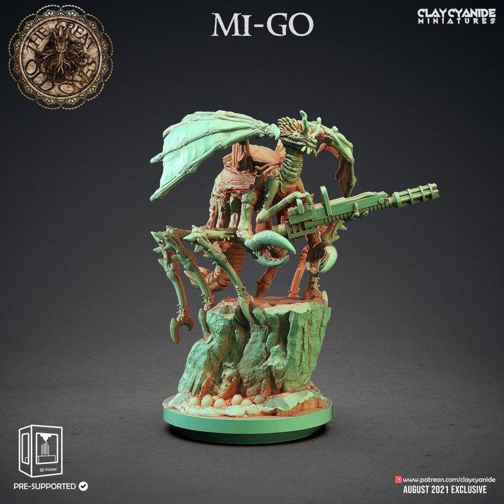 3D Printed Clay Cyanide Mi-go Great Old Gods Ragnarok D&D (Online Only)
