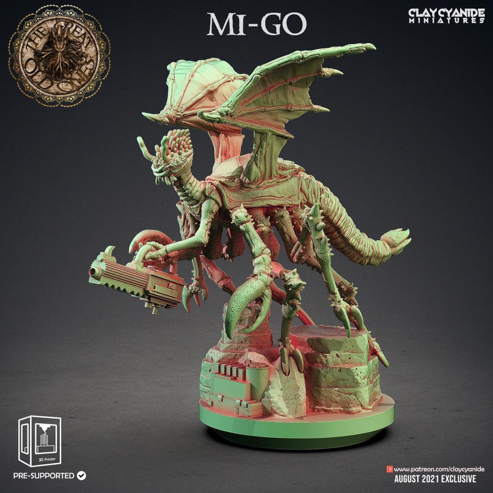 3D Printed Clay Cyanide Mi-go Great Old Gods Ragnarok D&D (Online Only)
