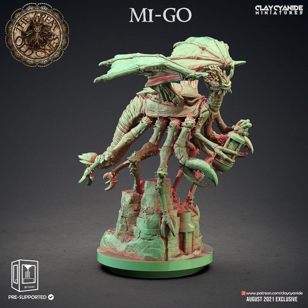 3D Printed Clay Cyanide Mi-go Great Old Gods Ragnarok D&D (Online Only)