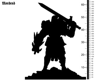 3D Printed Clay Cyanide Mordred The Legend of King Arthur Ragnarok D&D (Online Only)