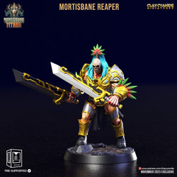 3D Printed Clay Cyanide Mortisbane Reaper Set Mortisbane Titans Set 28 32 mm D&D (Online Only)