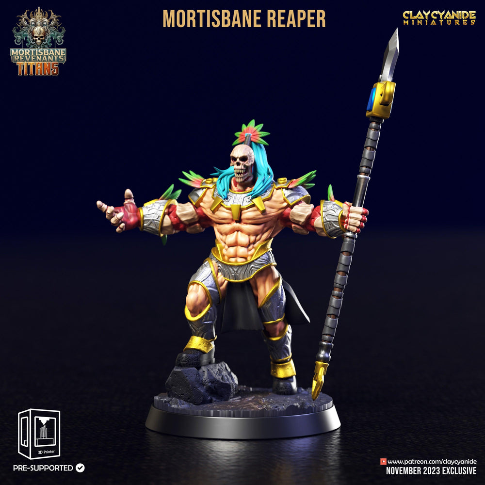 3D Printed Clay Cyanide Mortisbane Reaper Set Mortisbane Titans Set 28 32 mm D&D (Online Only)