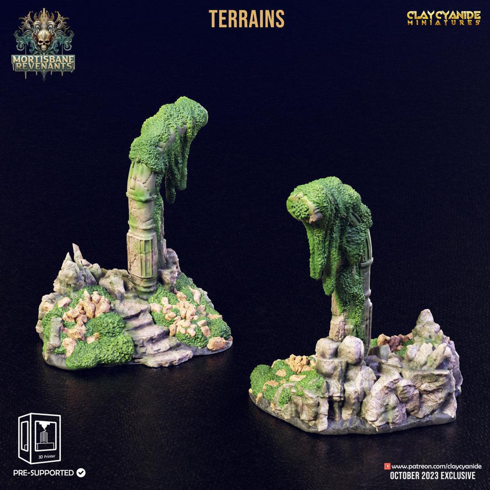 3D Printed Clay Cyanide Mortisbane Terrains Mortisbane Revenants 28 32 mm D&D (Online Only)