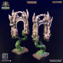 3D Printed Clay Cyanide Mortisbane Terrains Mortisbane Revenants 28 32 mm D&D (Online Only)