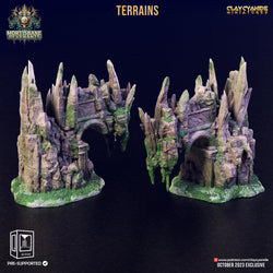 3D Printed Clay Cyanide Mortisbane Terrains Mortisbane Revenants 28 32 mm D&D (Online Only)