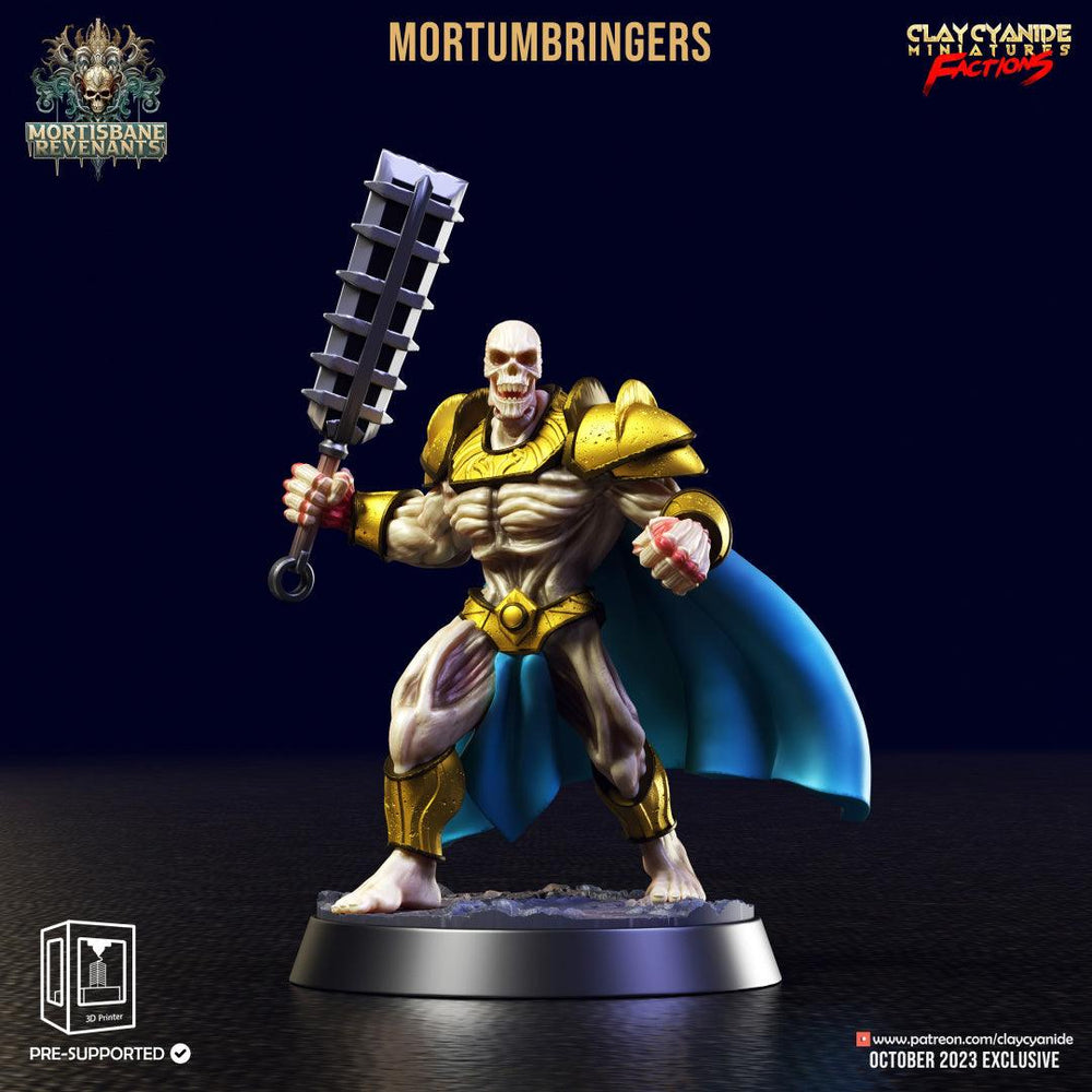 3D Printed Clay Cyanide Mortumbringers Mortisbane Revenants 28 32 mm D&D (Online Only)