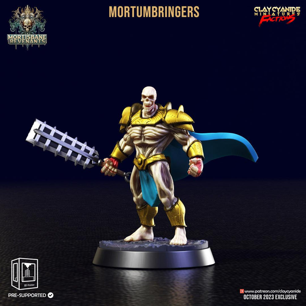 3D Printed Clay Cyanide Mortumbringers Mortisbane Revenants 28 32 mm D&D (Online Only)