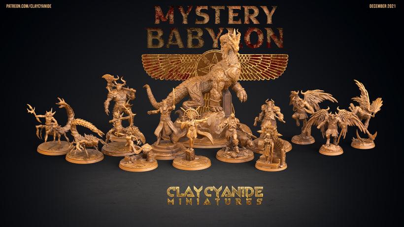 3D Printed Clay Cyanide Mystery Babylon - Enkidu 28mm 32mm D&D (Online Only)