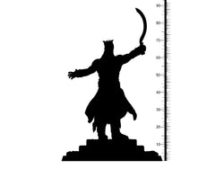 3D Printed Clay Cyanide Mystery Babylon - Gilgamesh 28mm 32mm D&D (Online Only)