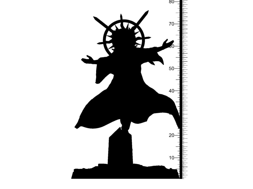 3D Printed Clay Cyanide Mystery Babylon - Tammuz God of Agriculture 28mm 32mm D&D (Online Only)