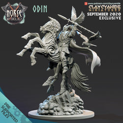 3D Printed Clay Cyanide Odin Norse Mythology 28 32 mm D&D (Online Only)