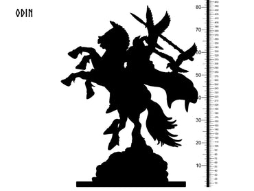 3D Printed Clay Cyanide Odin Norse Mythology 28 32 mm D&D (Online Only)
