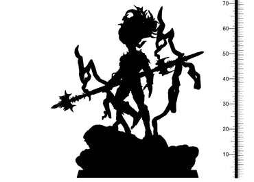 3D Printed Clay Cyanide Orko Euskal Mythology 28 32 mm D&D (Online Only)