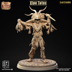 3D Printed Clay Cyanide Pantheon Of Aztecs Set Ragnarok D&D (Online Only)