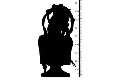 3D Printed Clay Cyanide Papatuanuku Bust Maori Mythos Ragnarok D&D (Online Only)