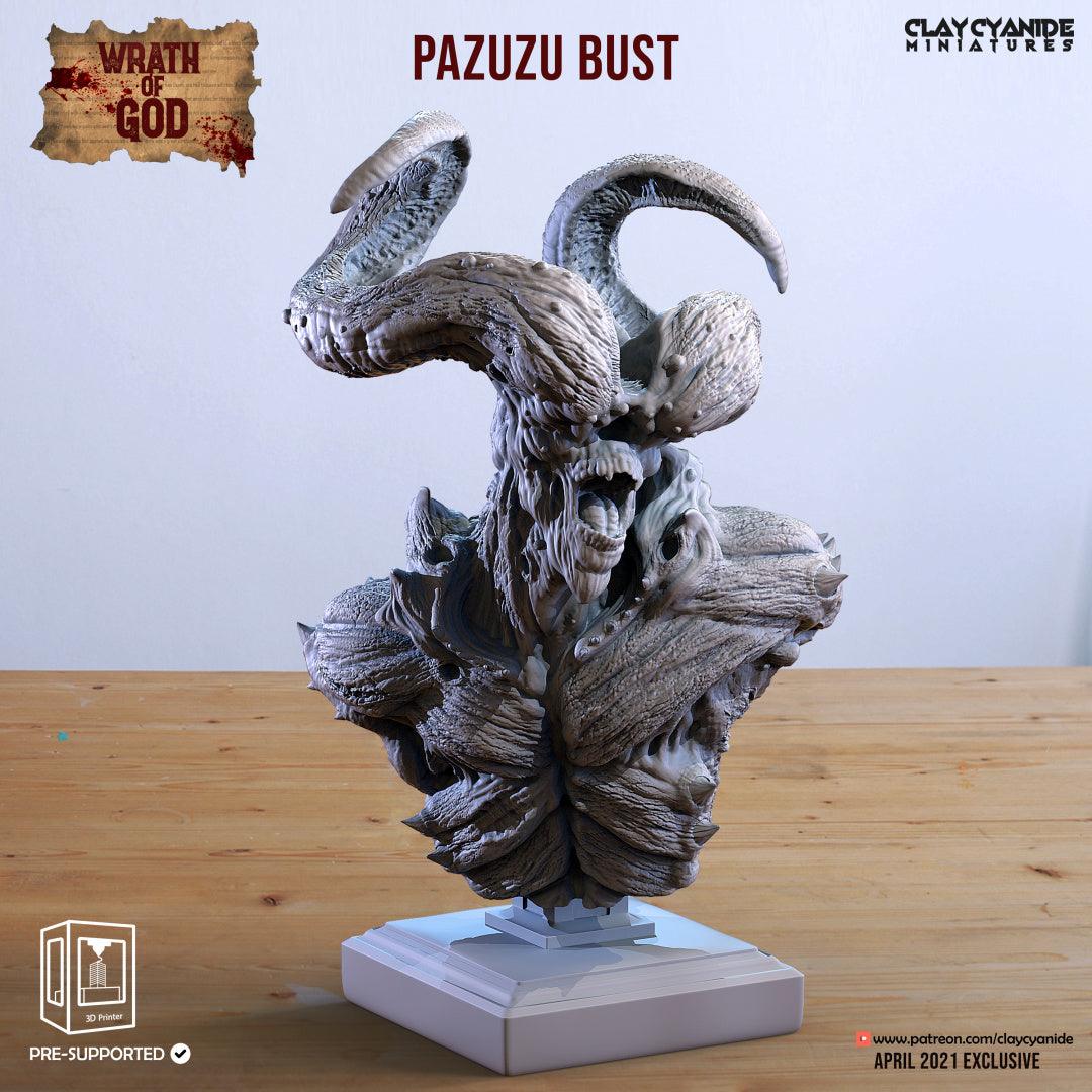 3D Printed Clay Cyanide Pazuzu Bust Wrath of Gods Ragnarok D&D (Online Only)