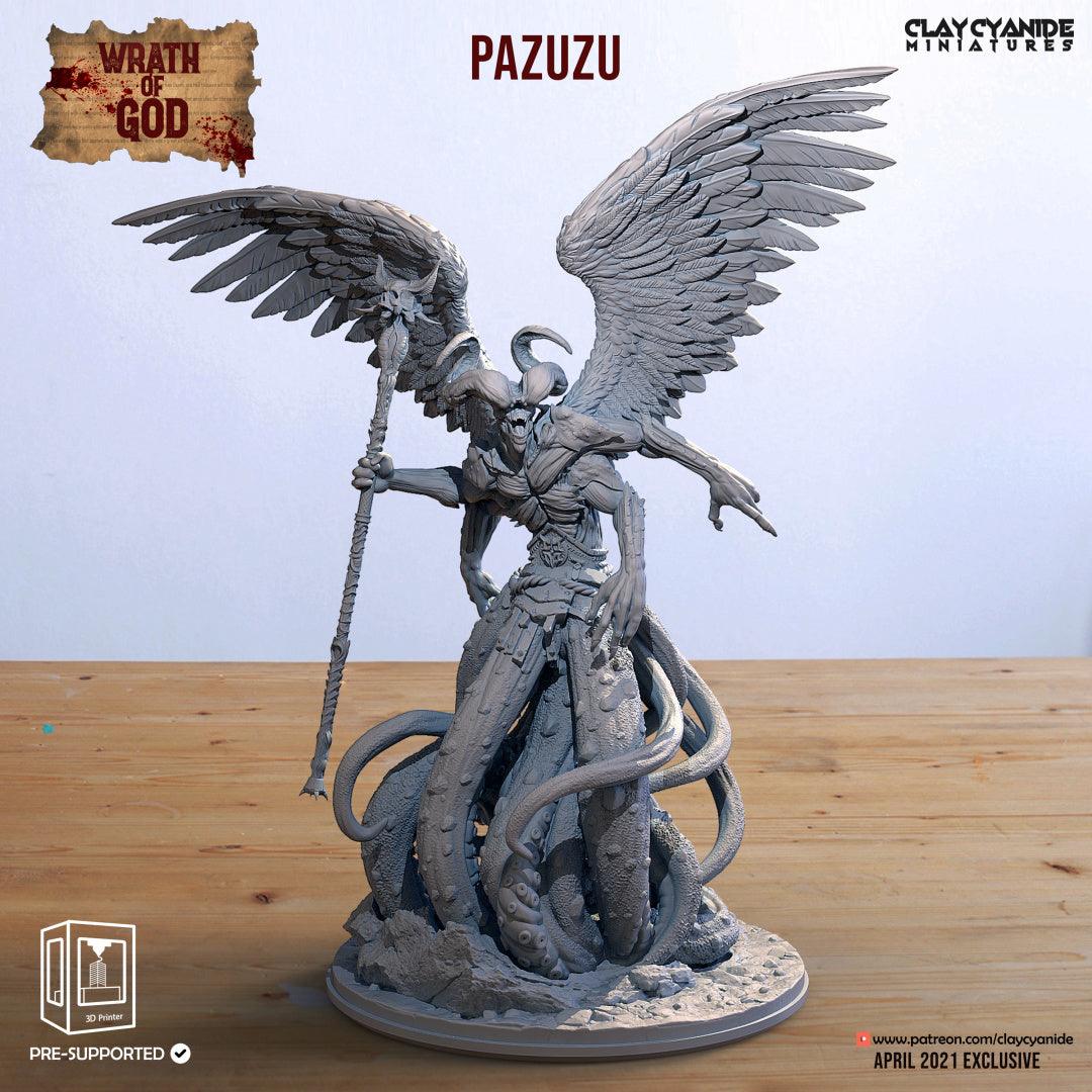 3D Printed Clay Cyanide Pazuzu Wrath of Gods Ragnarok D&D (Online Only)
