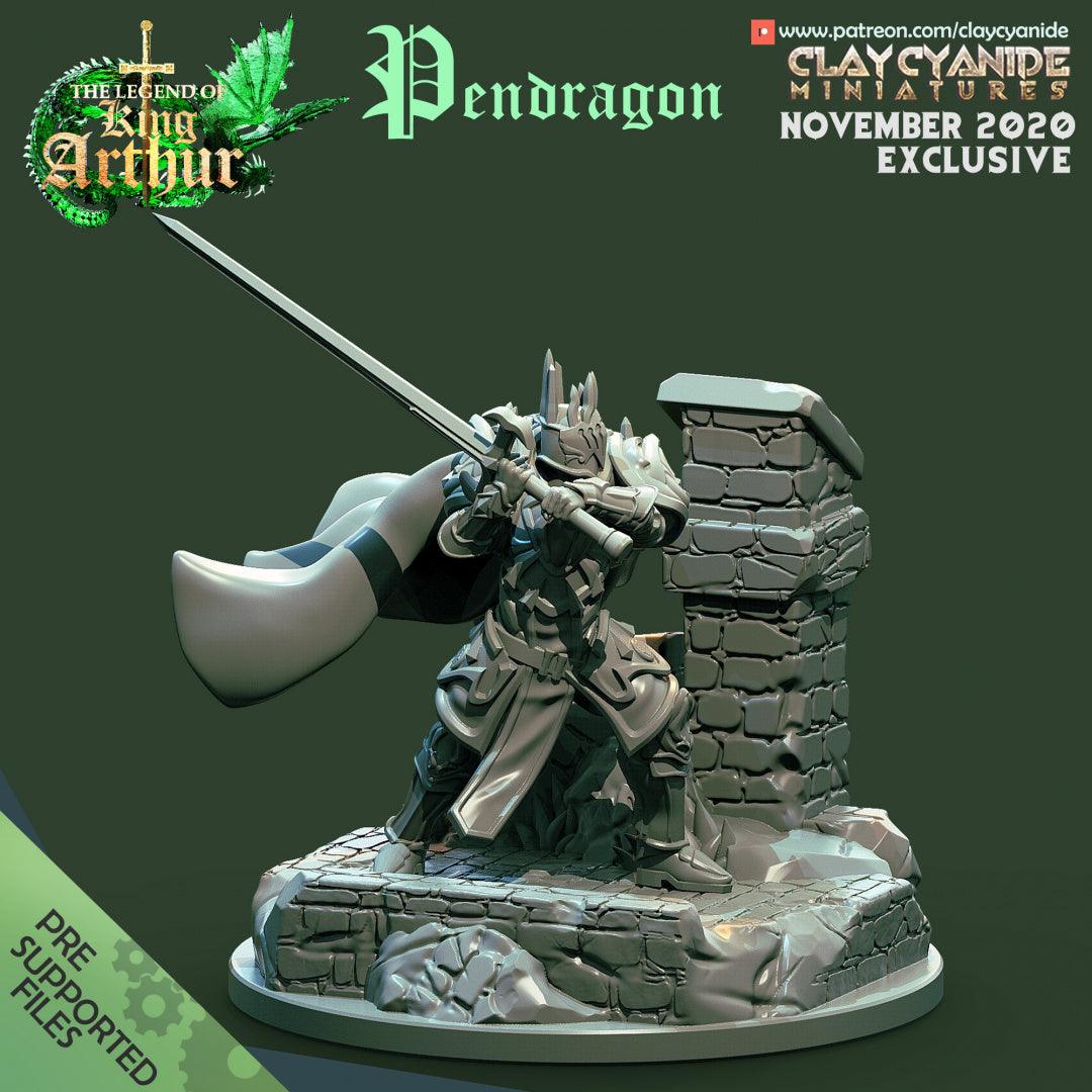 3D Printed Clay Cyanide Pendragon The Legend of King Arthur Ragnarok D&D (Online Only)