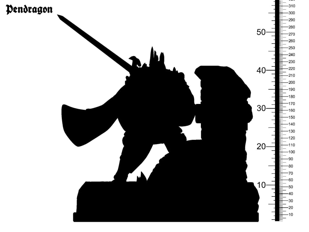 3D Printed Clay Cyanide Pendragon The Legend of King Arthur Ragnarok D&D (Online Only)