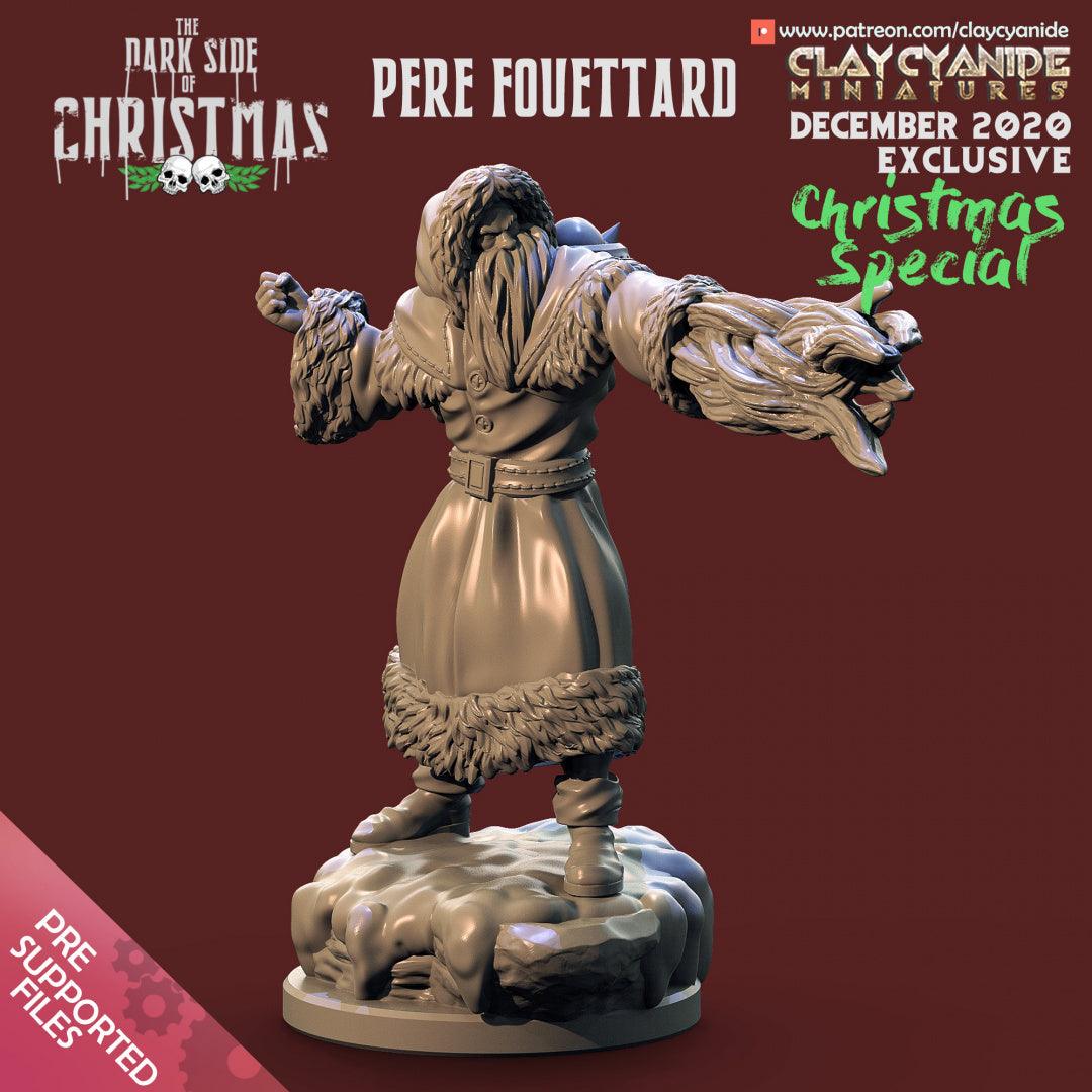 3D Printed Clay Cyanide Pere Fouettard The Dark Side of Christmas 28mm-32mm Ragnarok D&D (Online Only)