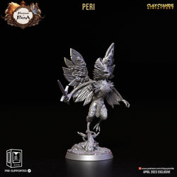 3D Printed Clay Cyanide Peri Kingdom of Persia 28 32 mm D&D (Online Only)