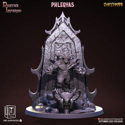3D Printed Clay Cyanide Phlegyas Dante's Inferno 28mm-32mm Ragnarok D&D (Online Only)