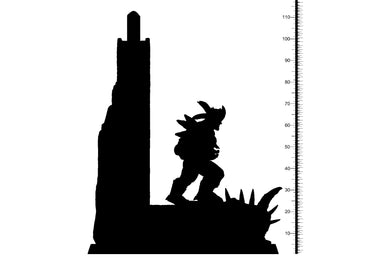 3D Printed Clay Cyanide Phlegyas Dante's Inferno 28mm-32mm Ragnarok D&D (Online Only)