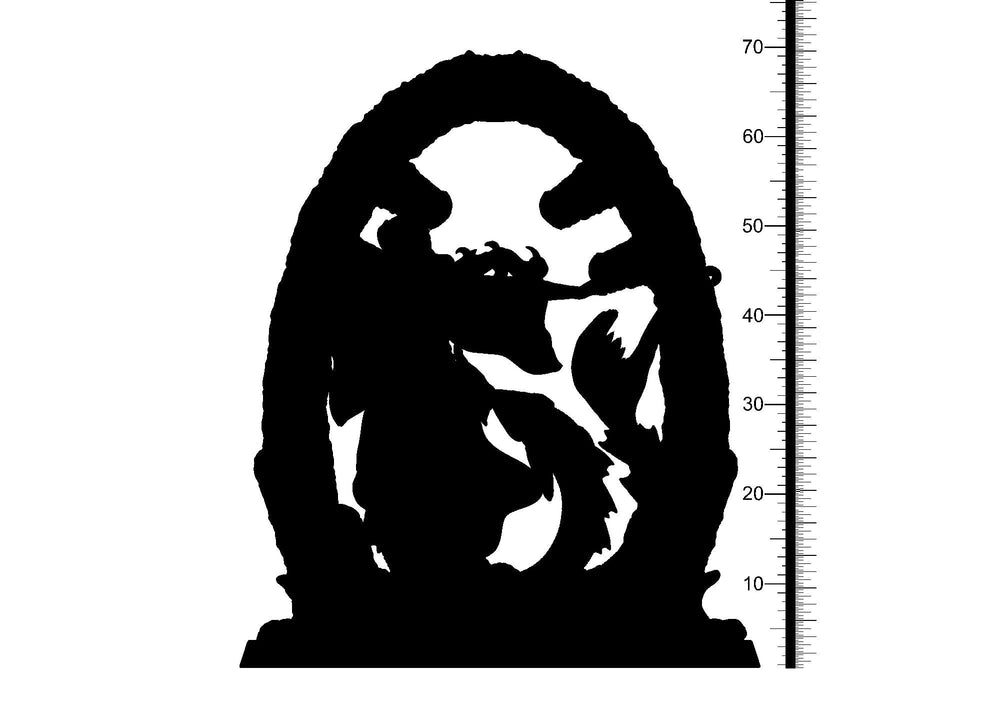3D Printed Clay Cyanide Pisces Zodics 28mm-32mm Ragnarok D&D (Online Only)