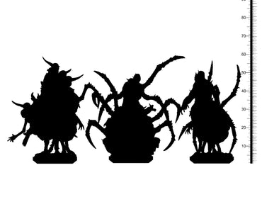 3D Printed Clay Cyanide Plague Crawlers Wrath of Gods Ragnarok D&D (Online Only)