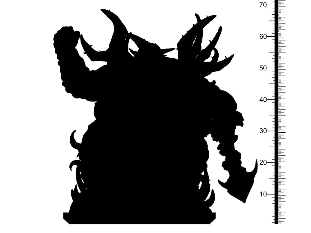 3D Printed Clay Cyanide Plague Golem Wrath of Gods Ragnarok D&D (Online Only)