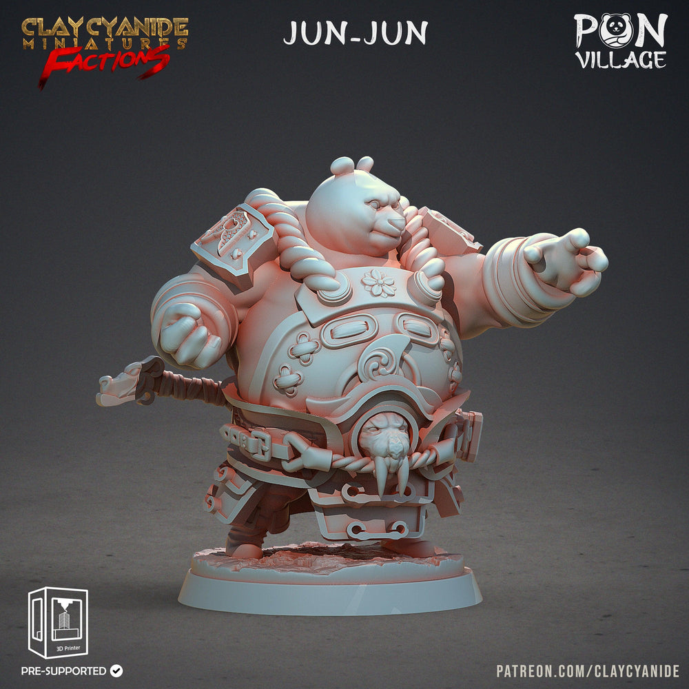 3D Printed Clay Cyanide Pon Village Pandas Tribes Factions Ragnarok D&D (Online Only)