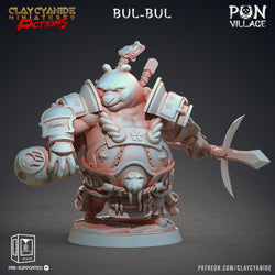 3D Printed Clay Cyanide Pon Village Pandas Tribes Factions Ragnarok D&D (Online Only)