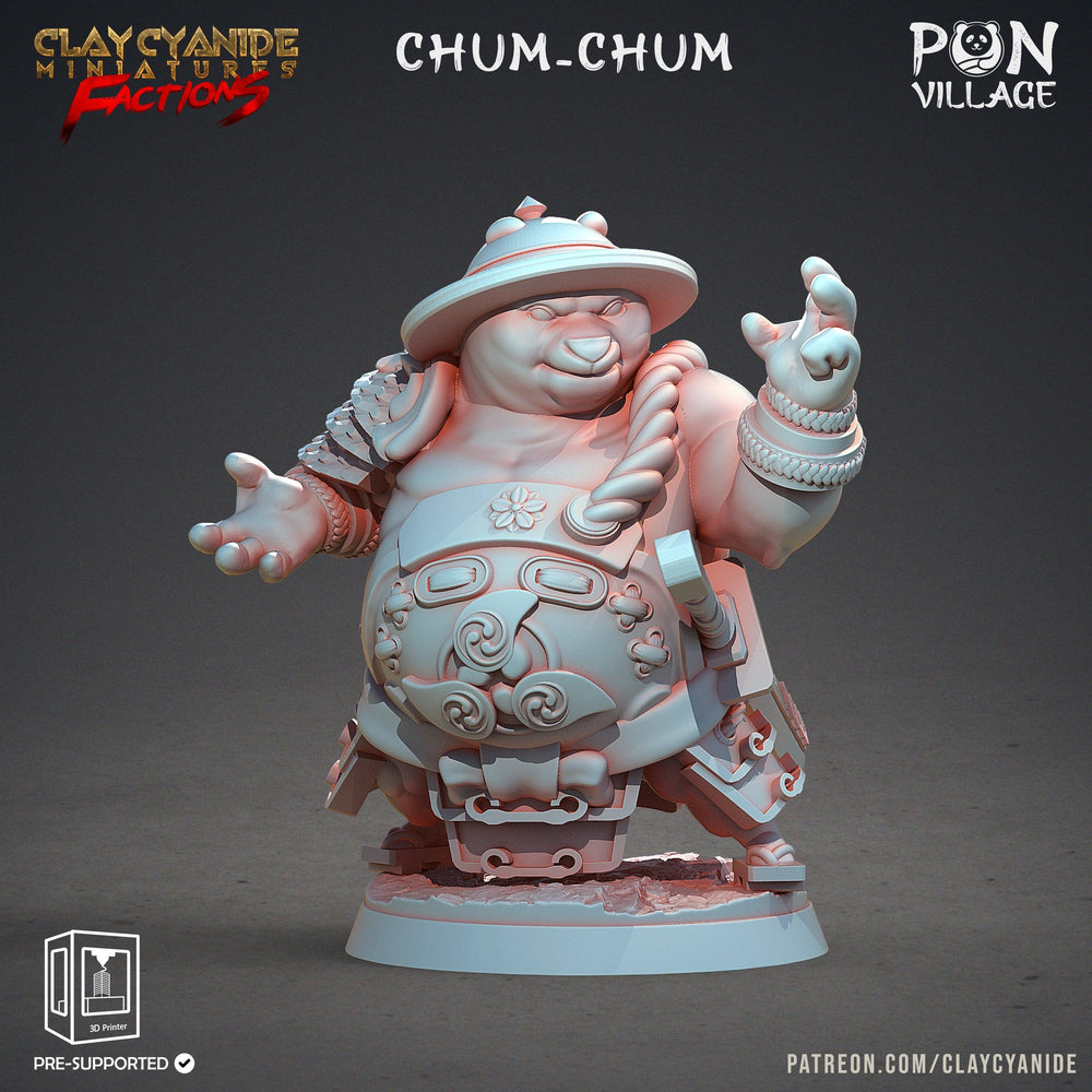 3D Printed Clay Cyanide Pon Village Pandas Tribes Factions Ragnarok D&D (Online Only)