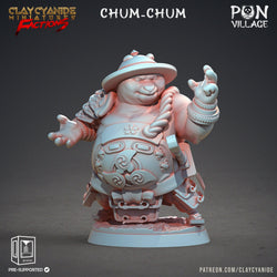 3D Printed Clay Cyanide Pon Village Pandas Tribes Factions Ragnarok D&D (Online Only)